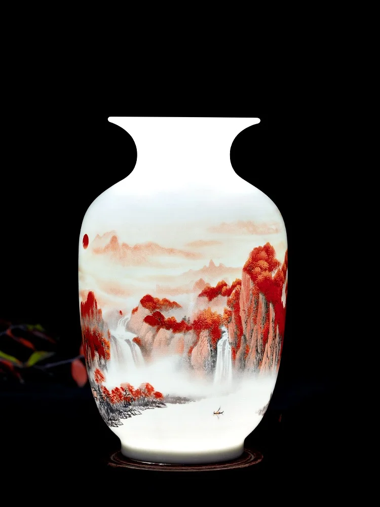 Керамические вазы Цзиндэчжэнь Ранняя Цветочная композиция для гостиной