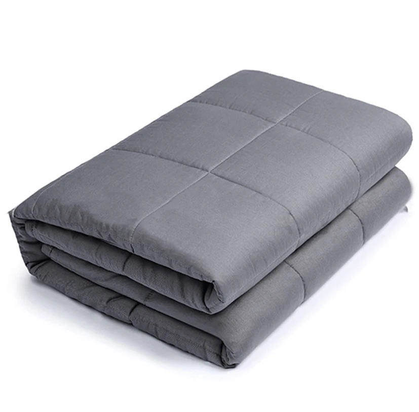 

SunnyRain 1-Piece Weighted Blanket for Adult The Human Body Arc Gravity Blankets Decompression Sleep Aid Pressure Weighted Quilt