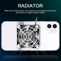 usb portable cooling fan game mobile phone cooler cell phone radiator snap on cooling tool for iphonehuaweixiaomi