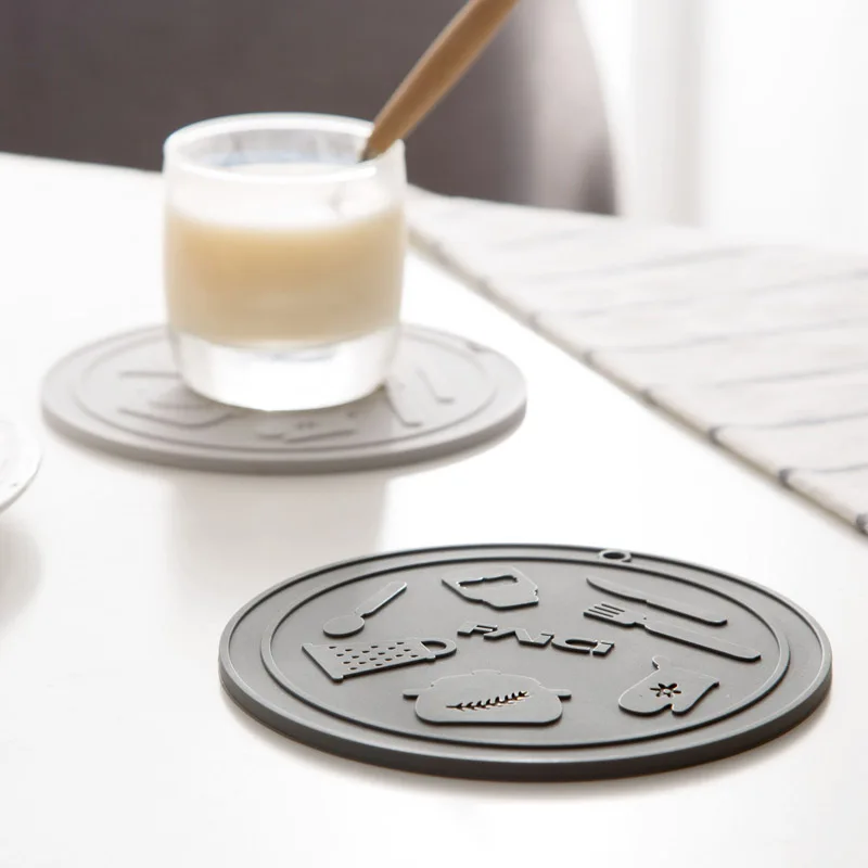 Толстая силиконовая подставка под горшок держатель для кастрюль изоляционный