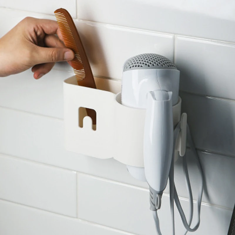 Домашний Жилая пластиковая ванная комната фен расческа Косметика подвесной