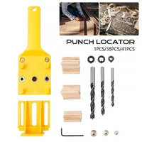 wood tools wood dowel locator fixture drilling positioning guide drill bit puncher hand tools sets for woodworking dowel joints