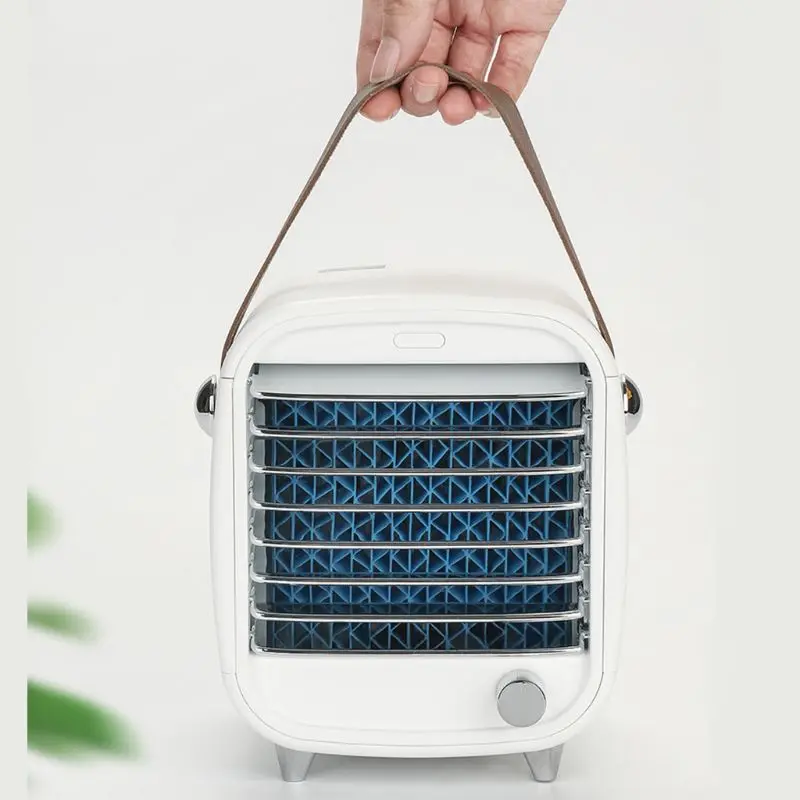 

Portable Air Conditioner Small USB Powered Desktop Cooling Fan with Night Light K1AD