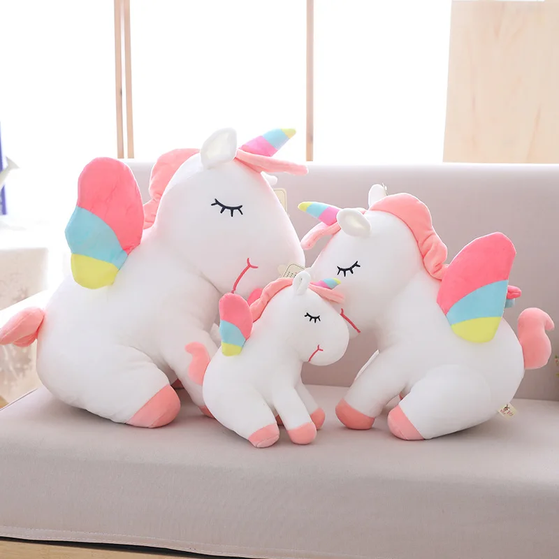 

Lovely Angel Unicorn Soft Unicornio Peluche Unicorn Stuffed for Children Boys and Girls Gift Plush Doll Toy