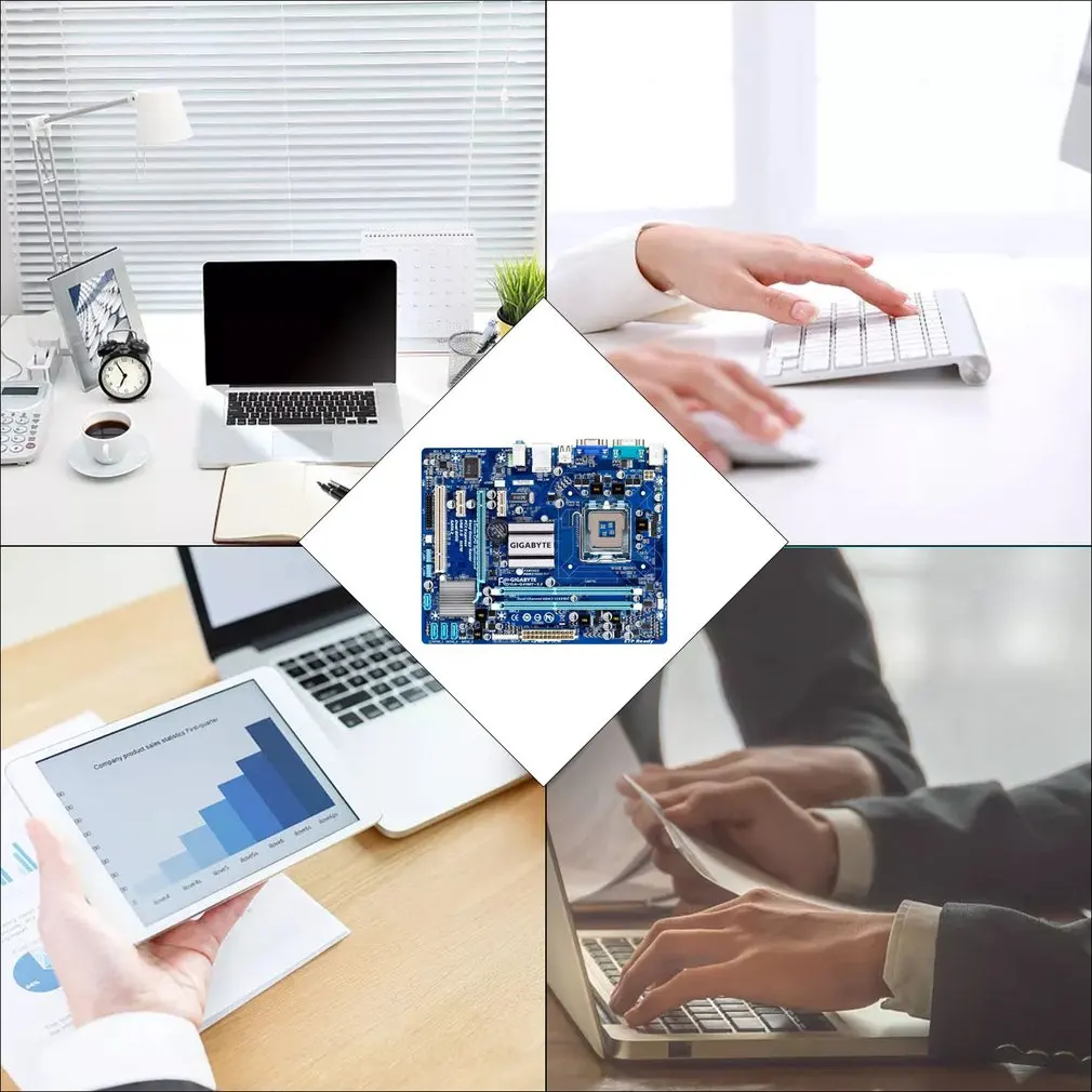 

P5G41T-M 1.5V DDR3 DIMM Socket 775 Computer Motherboard 8 GB Free CPU P5G41 Dual Channel Motherboard