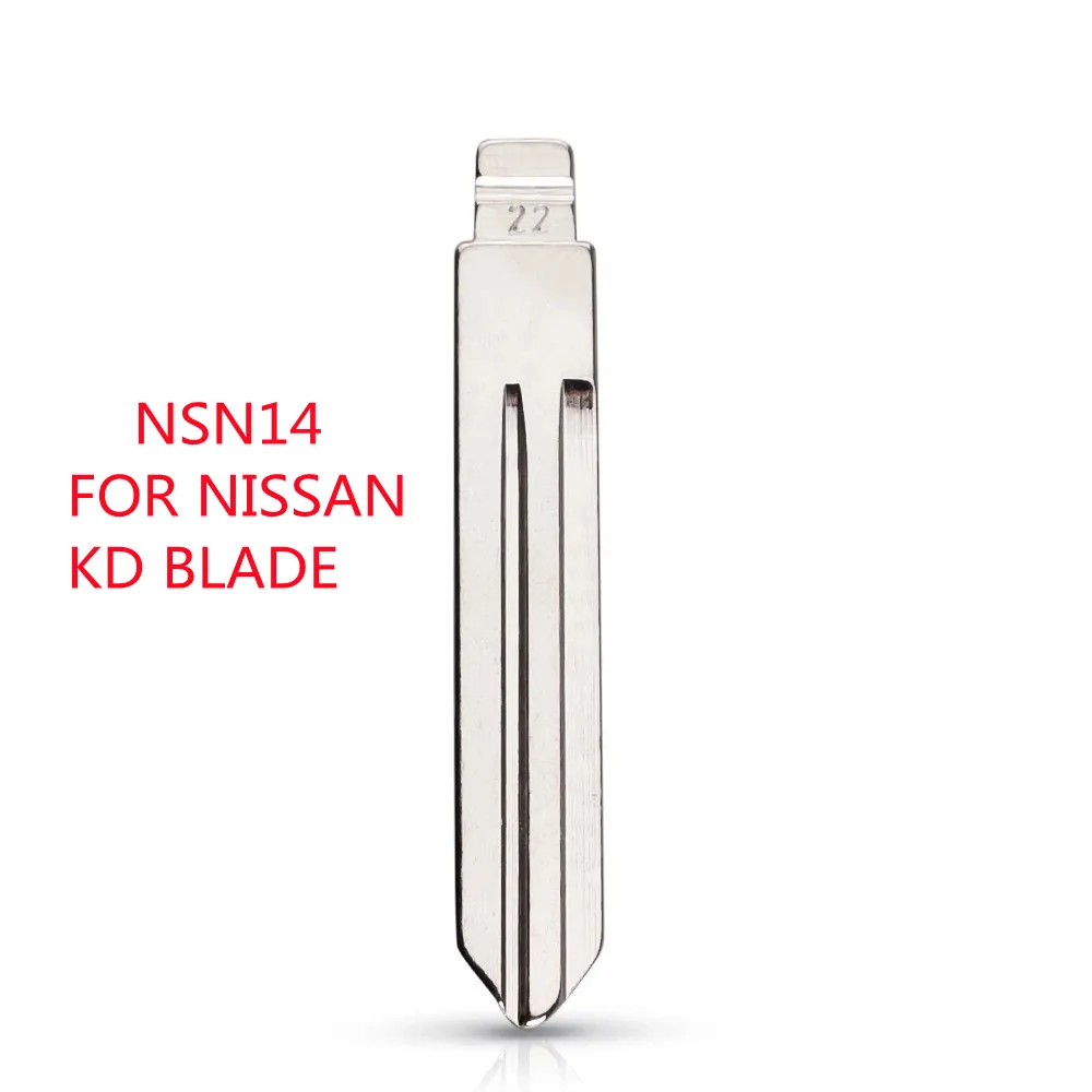 Keychannel 10 шт./лот #22 Lishi NSN14 металлический пустой неразрезанный лезвие для KD VVDI Remote Key