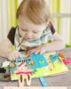 Baby Books Early Learning Education Toys Interactive Activity Crinkle Tail Cloth Book for Toddler Infant Development Toys 0 12 M 2
