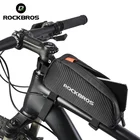 Велосипедные Сумки ROCKBROS с отражающей рамой, вместительные ультралегкие мешки для велоспорта, Велосумка