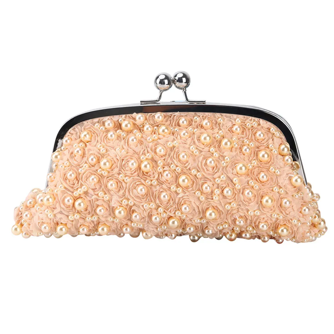 

Sweet Lady Evening Bags Fashion Party Banquet Hobos Female Small Handbags Women Wedding Bride Purse Luxury Pearl Clutch Bag