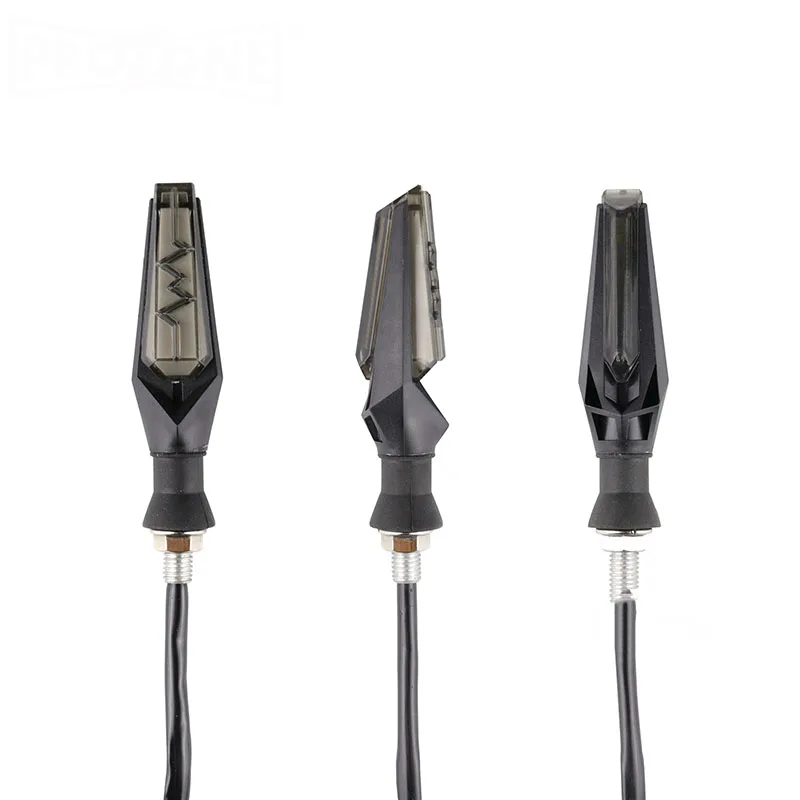 2 шт. модифицированный световой сигнал мотоцикла ЭКГ-Тип течет светодиодный