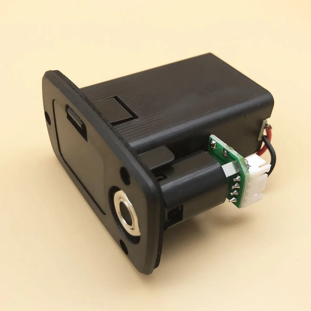 2 шт. 9V гитарный звукосниматель Батарея чехол коробка держатель черный для