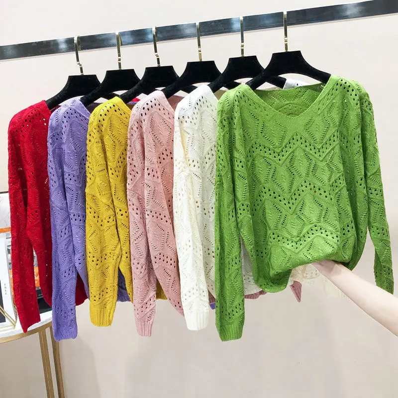 

2021 женские осень-зима Новый Повседневный свободный свитер женский Открытое платье с О-образным вырезом, трикотажные пуловеры с длинными ру...