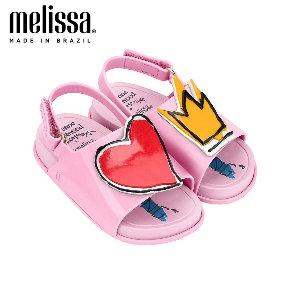 Melissa Mini пляжные сандалии шлепанцы для девочек и мальчиков прозрачная обувь