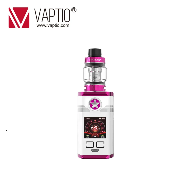 Оригинальный Vaptio capn'paragon Captain Kit 220 Вт 510 бокс-мод вейп с атомайзером 8 мл/2 мл