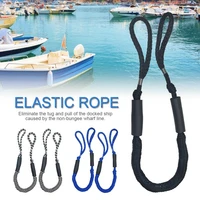 2pcs 3 5ft elastic boat bungee dock lines stretching mooring rope foam float shock cord anchoring docking rope for boat kayak