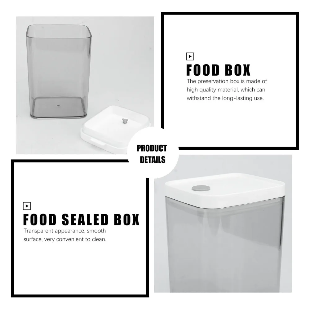 

1pc Home Use Fresh Box Transparent Preservation Box Food Storage Box Sealing Box