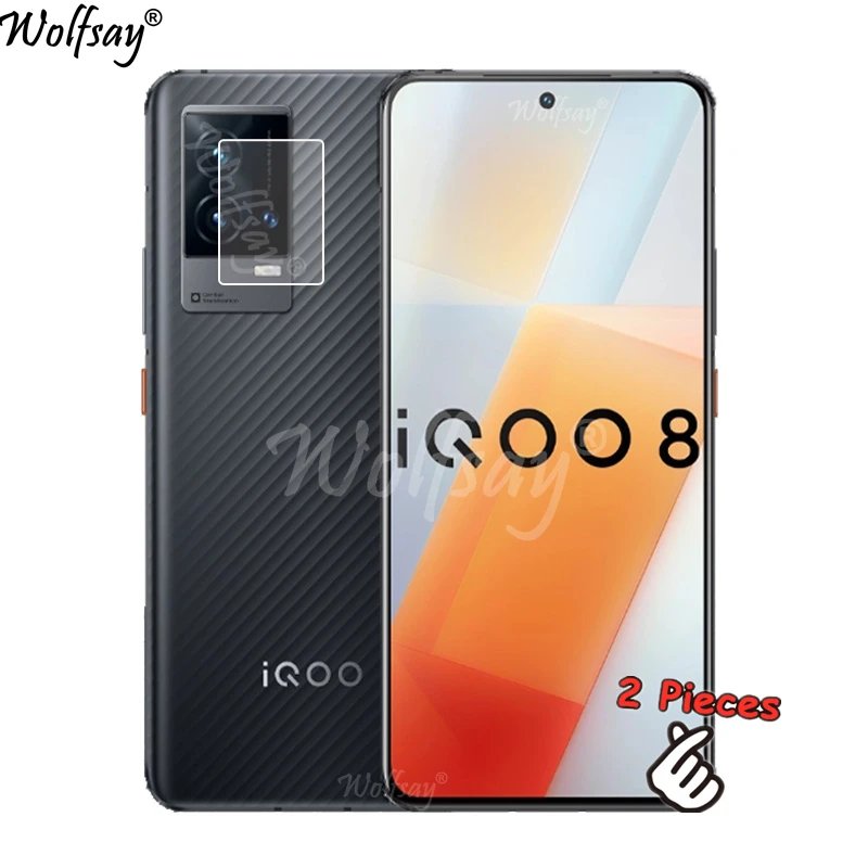 

Стекло для нано-камеры Vivo iQOO 8, закаленное, 2 шт., 6,56 дюйма