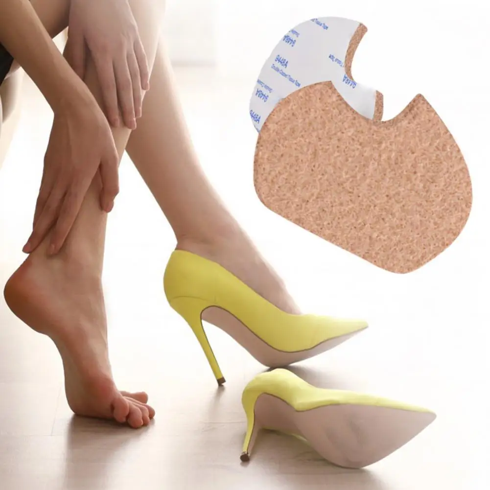 

1Pair Foot Pad Comfortable Walking Sweat Absorbing Felt Half Yard Insoles Sticker for High-heeled Shoes