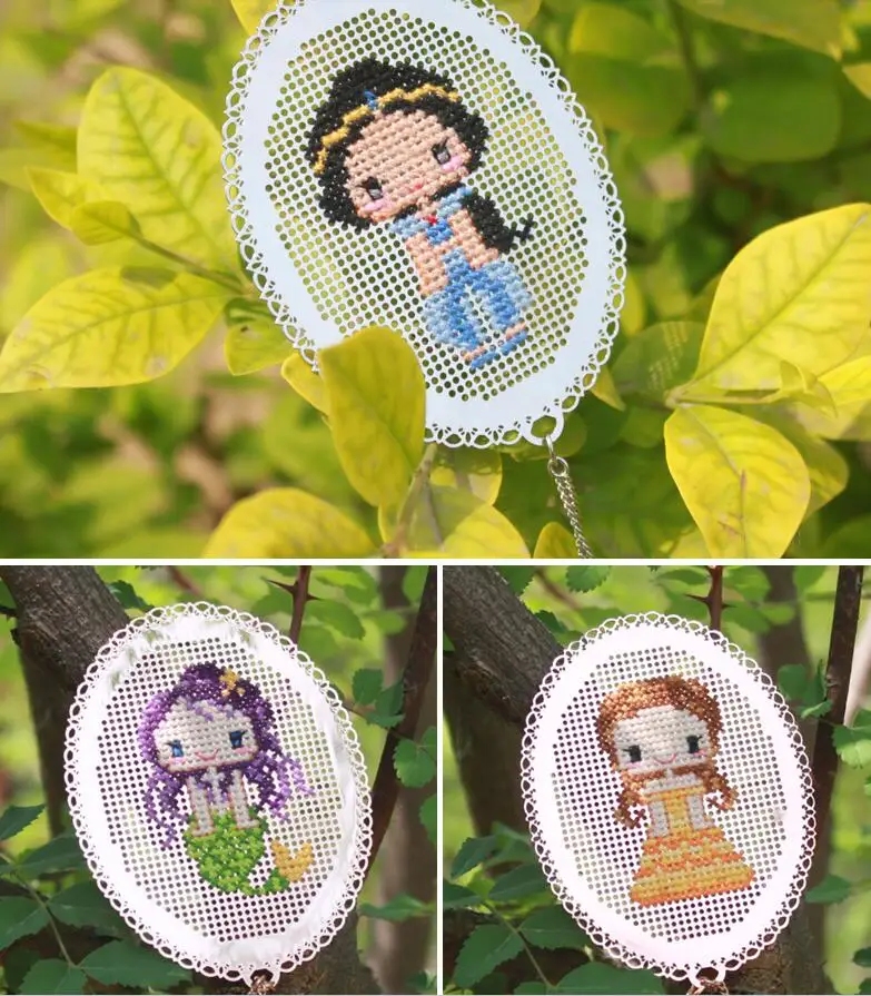 Сказочная принцесса вышивка крестиком закладка для вышивки рукоделие подсчет