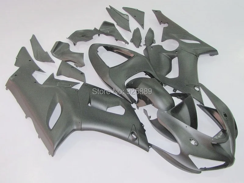 

100%NEW+ Matte Black Fairing Kit FOR KAWASAKI NINJA ZX 6R 636 05 06 ZX-6R 05-06 ZX6R 2005 2006 ZX 6R 05 06 Fairings ZYT6