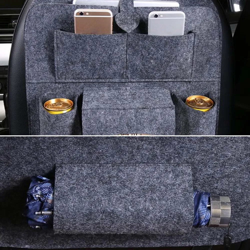 

1PC Car Storage Bag Universal Box Back Seat Bag Organizer Pouch Backseat Holder Pockets Car-styling Protector Auto Accessories