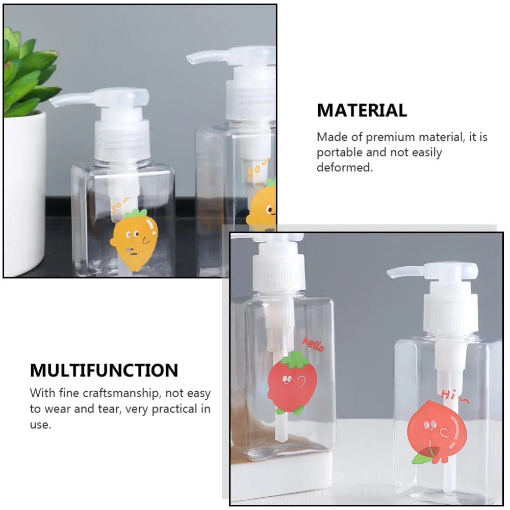

4Pcs Lotion Bottles Lotion Storage Containers Sub Bottles (Random Style)