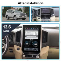 exterior replacement parts body kits for toyota land cruiser lc200 2016 128g car gps navigation stereo multimedia player radio
