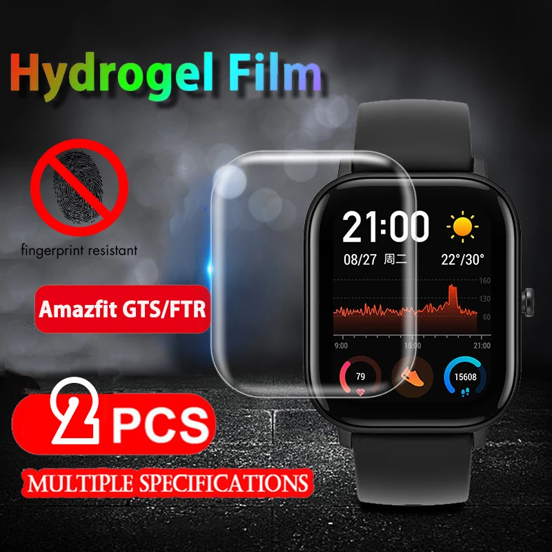 2 шт. защитная пленка для часов Xiaomi Huami Amazfit Bip GTS GTR 42 /47 Pace|Защита экрана часов| |