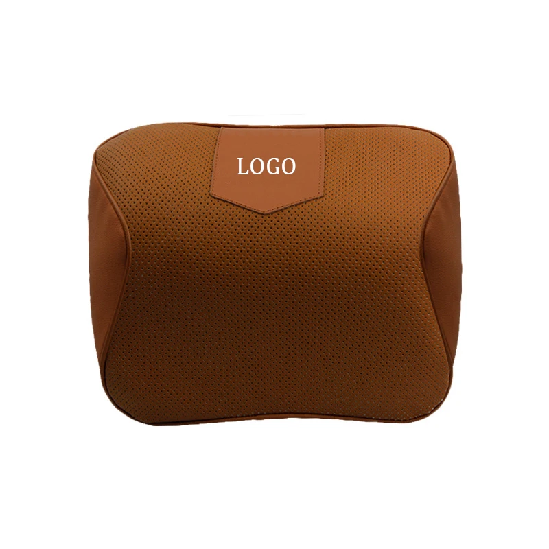 Автомобильная подушка для шеи из натуральной кожи 1 шт. облегчения боли в шее