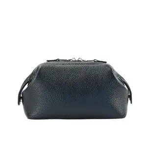 Новинка, дорожная косметичка из бычьей кожи, модная косметичка для мужчин, индивидуальная дорожная косметичка для туалетных принадлежностей