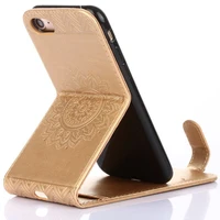 retro flip leather phone case cover for apple iphone se 2020 8 7 6 45 5s 6s plus fashion mandala style card pocket capa e04f