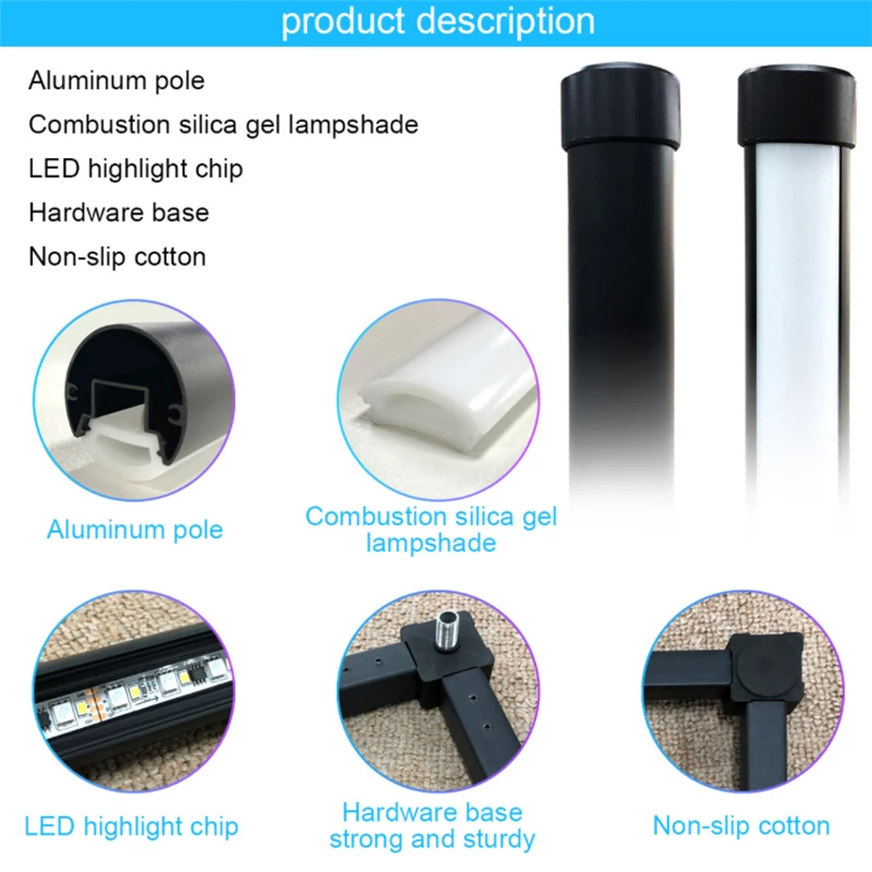 

2021 NEW UPGRADE RGB Corner Floor Atmosphere Lamp USB Modern LED Rod Floor Lamps for Living Room Bedroom Standing Indoor Light