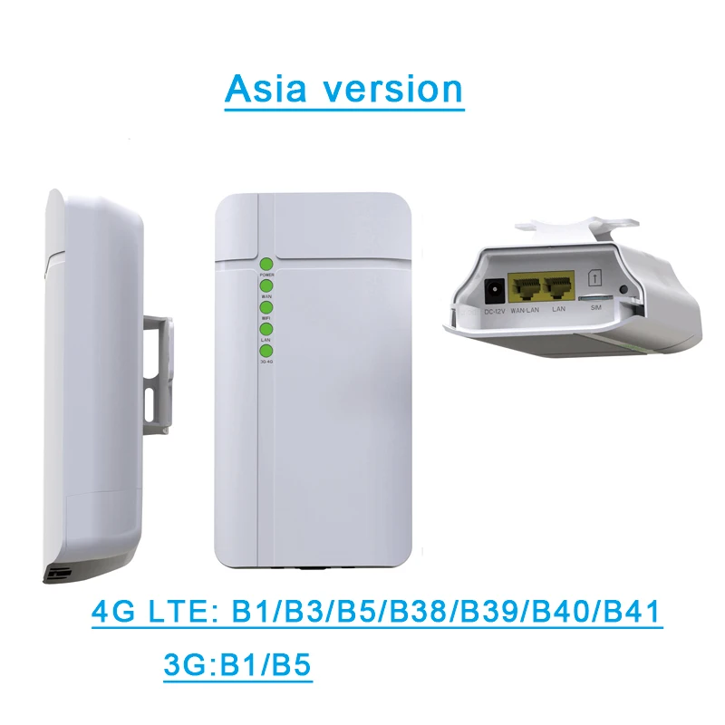 GC112 уличный водонепроницаемый роутер 4G cpe CAT4 LTE Wi Fi 3G/4G SIM карта для IP камеры внешнее