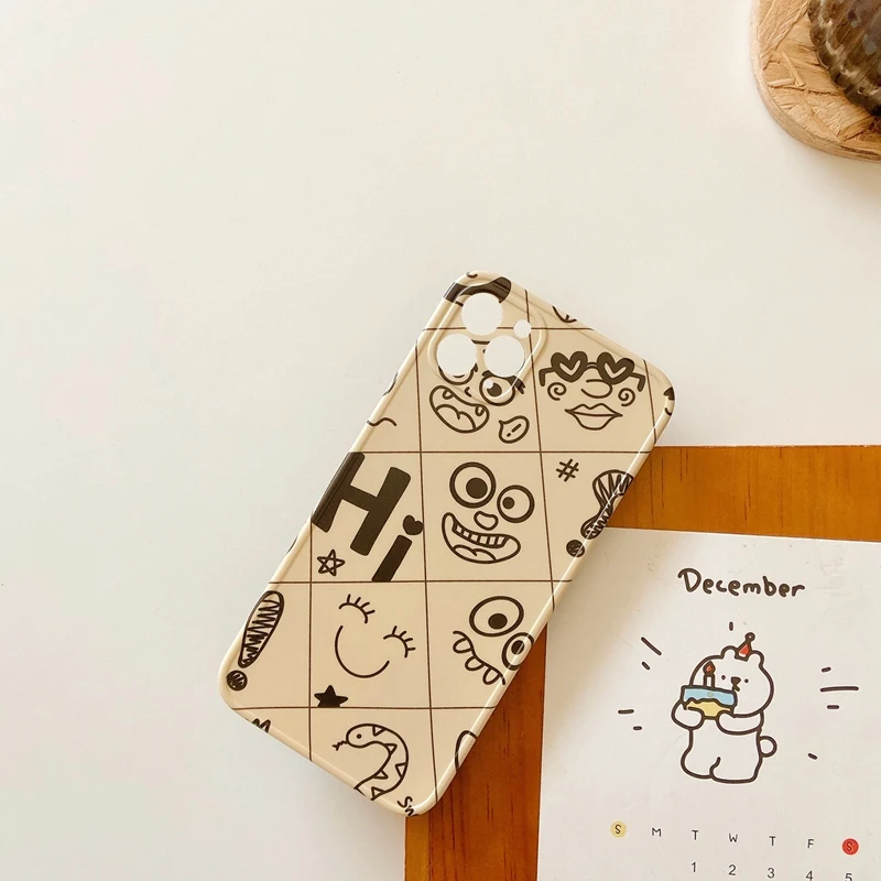 

Diagonal Graffiti Pattern for Apple Anti-Fall Protection Mobile Phone Case