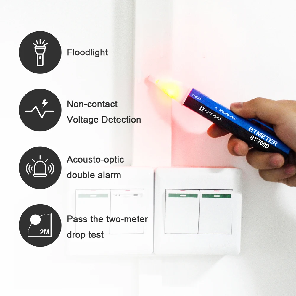 Бесконтактный AC детектор напряжения электрическая Ручка стиль тестер Индикатор