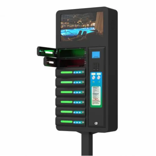 

UV sterilizer charging locker disinfection chargers for mobile phone with advertising screen