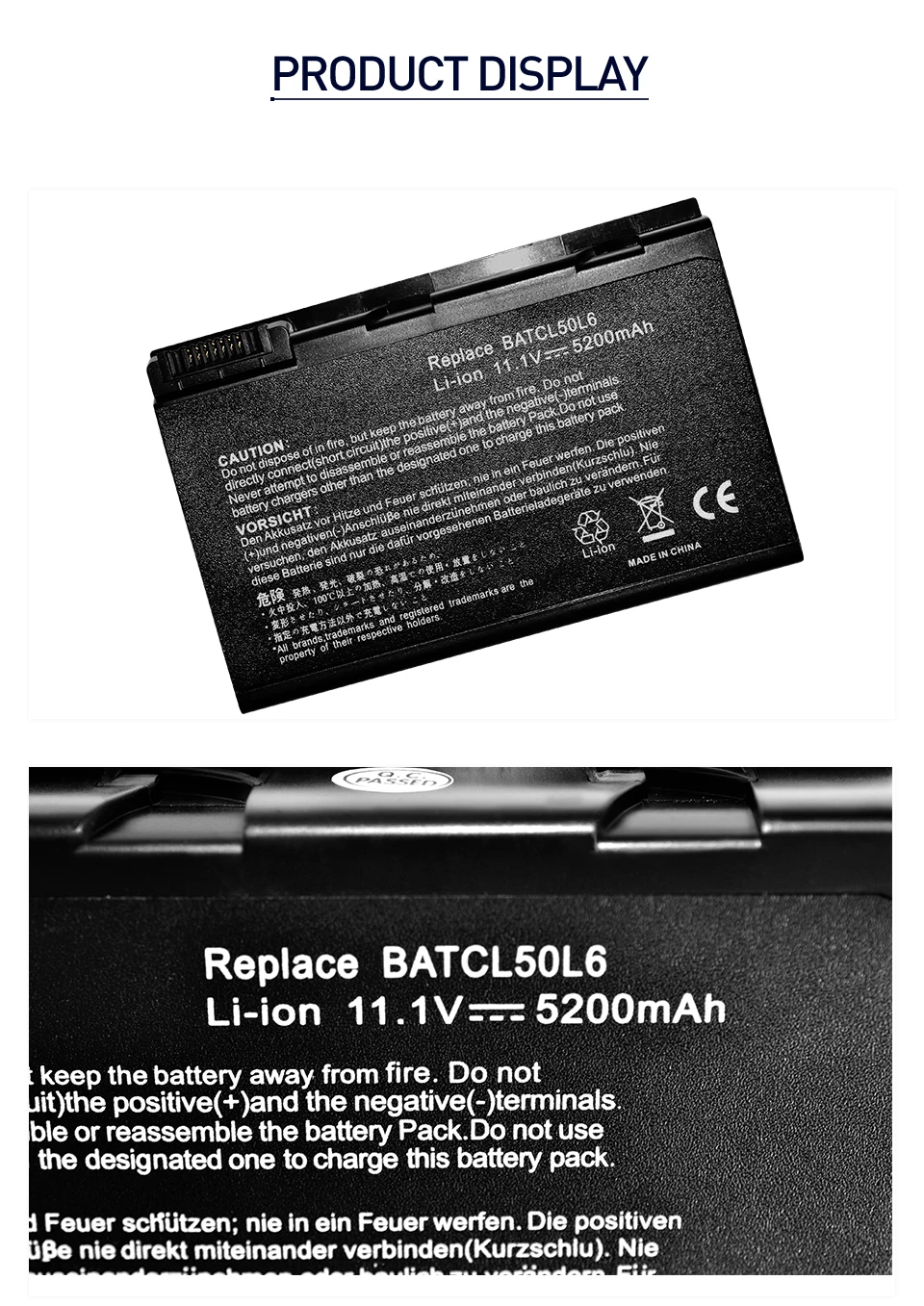 Apexway аккумуляторная батареядля ноутбука acer BATBL50L6 Aspire 3100 3103 3104 3690 3692 3693 3694 5100 5101 5102 5103 5110 5112 5113 5114