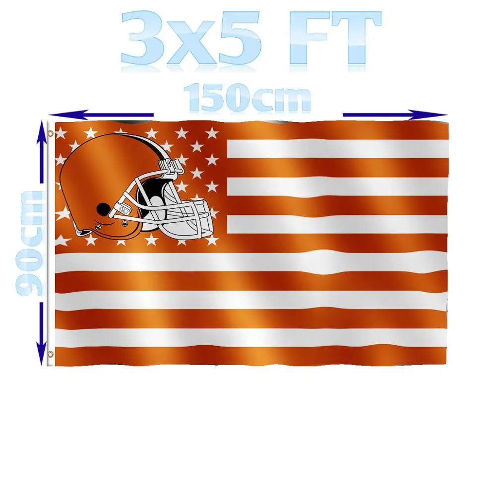 BENFACTORY Store 3x5 футов американский футбольный шлем команды флаг США однослойный 100D