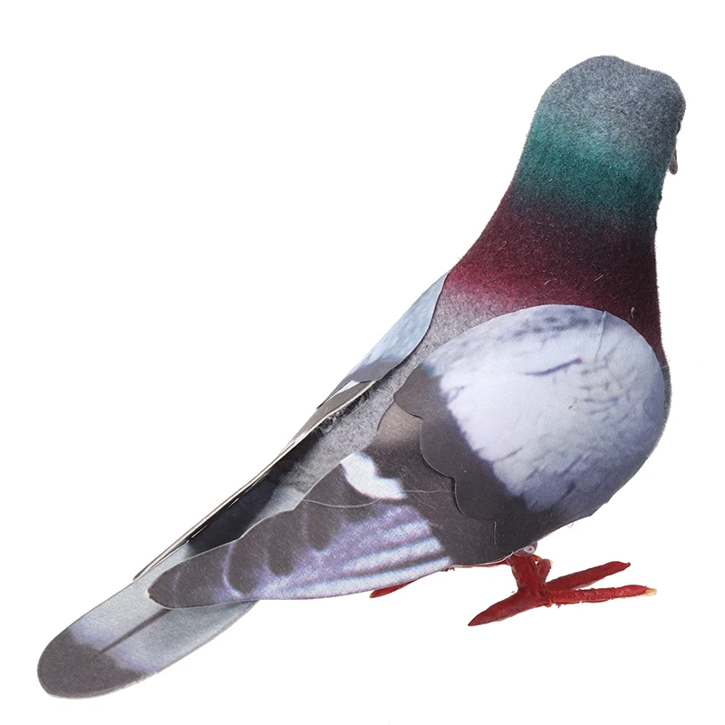 

3pcs Simulation Pigeon Ornaments Garden Decorative Feathered Birds Doves Home Garden Ornament Miniature Decoration Home Decor
