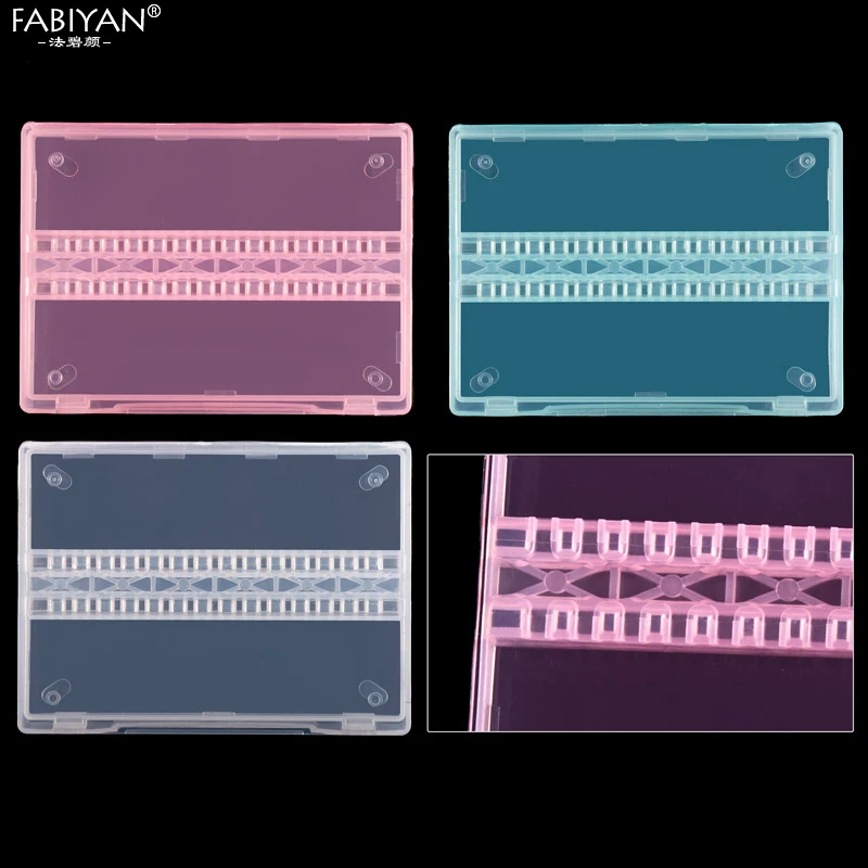 Пустая коробка для хранения с 14 ящиками акриловый держатель ногтей подставка