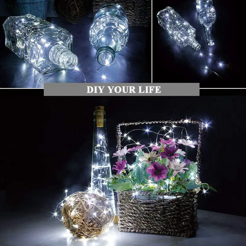 Горячие XD-светильники-пробка для винной бутылки светильники в форме винных