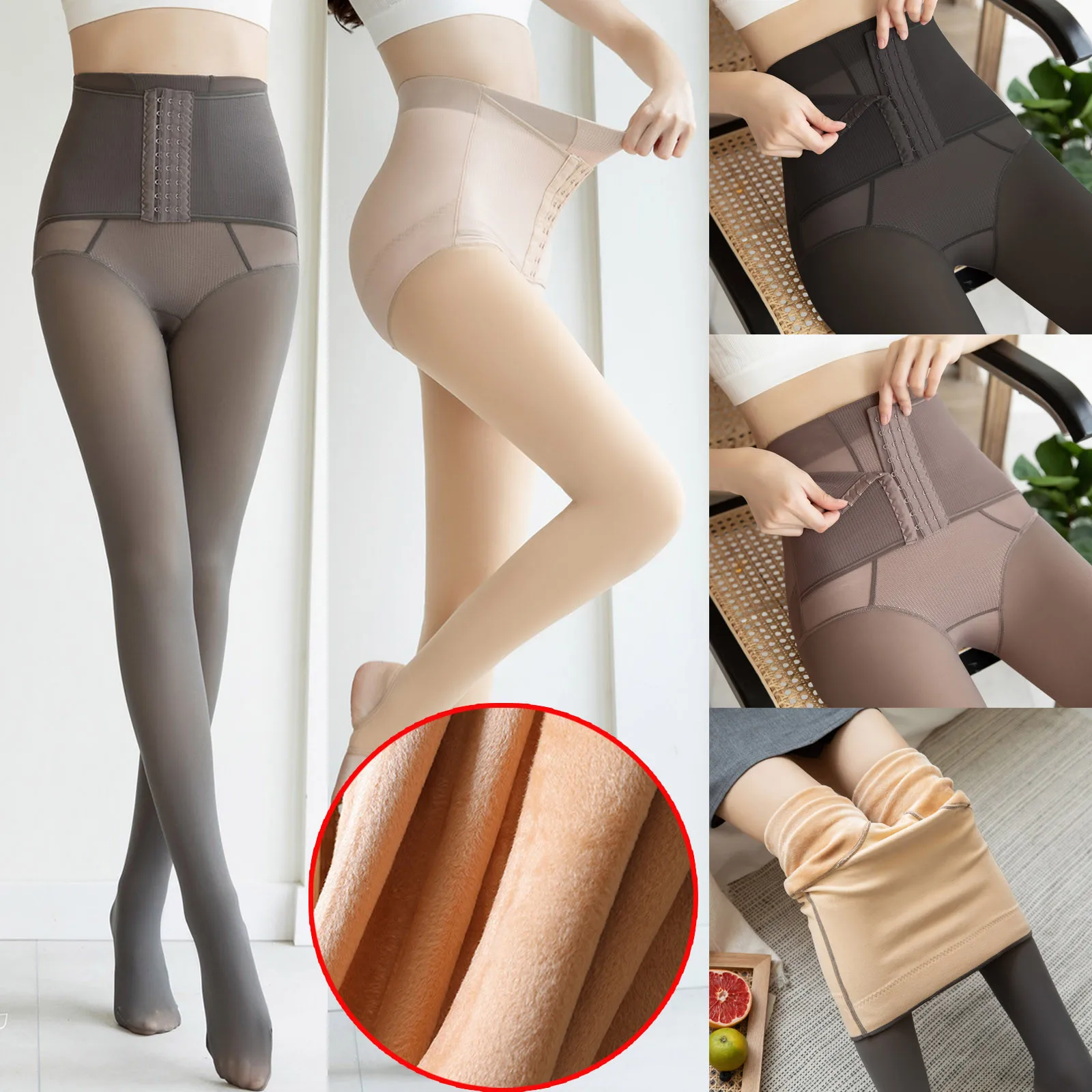 

Thick Warm Winter Leggings for Women High Waist Velvet Tights Winter Pants Women Fleece Thermal Fleece Lined Thick Tights A50