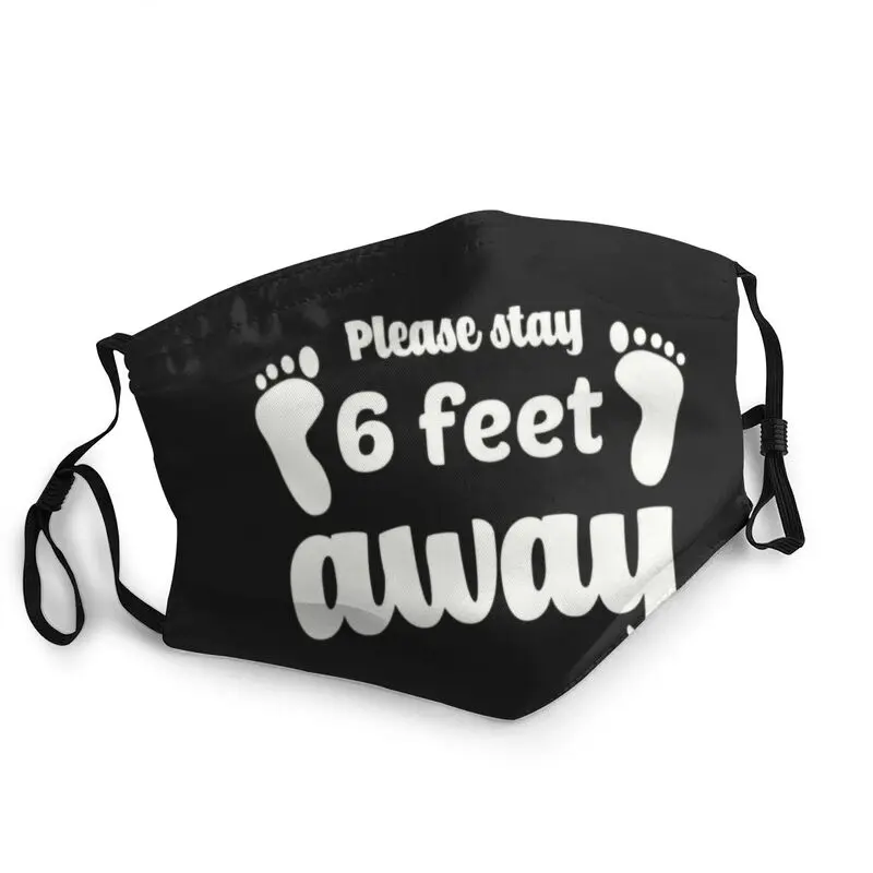 

Пожалуйста, следите 6 футов маска против пыли Регулируемый социальных отдаление маска для лица Защитная крышка респиратор для взрослых Рот-...