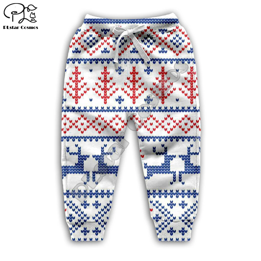 

Kid Santa Claus 3D print reindeer hoodie Merry Christmas gifts children pullover Sweatshirt zipper coat boy girl tshirt Pant