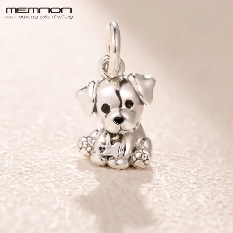 

Шарм-подвеска в виде собаки из серебра 100% пробы, для браслета или ожерелья