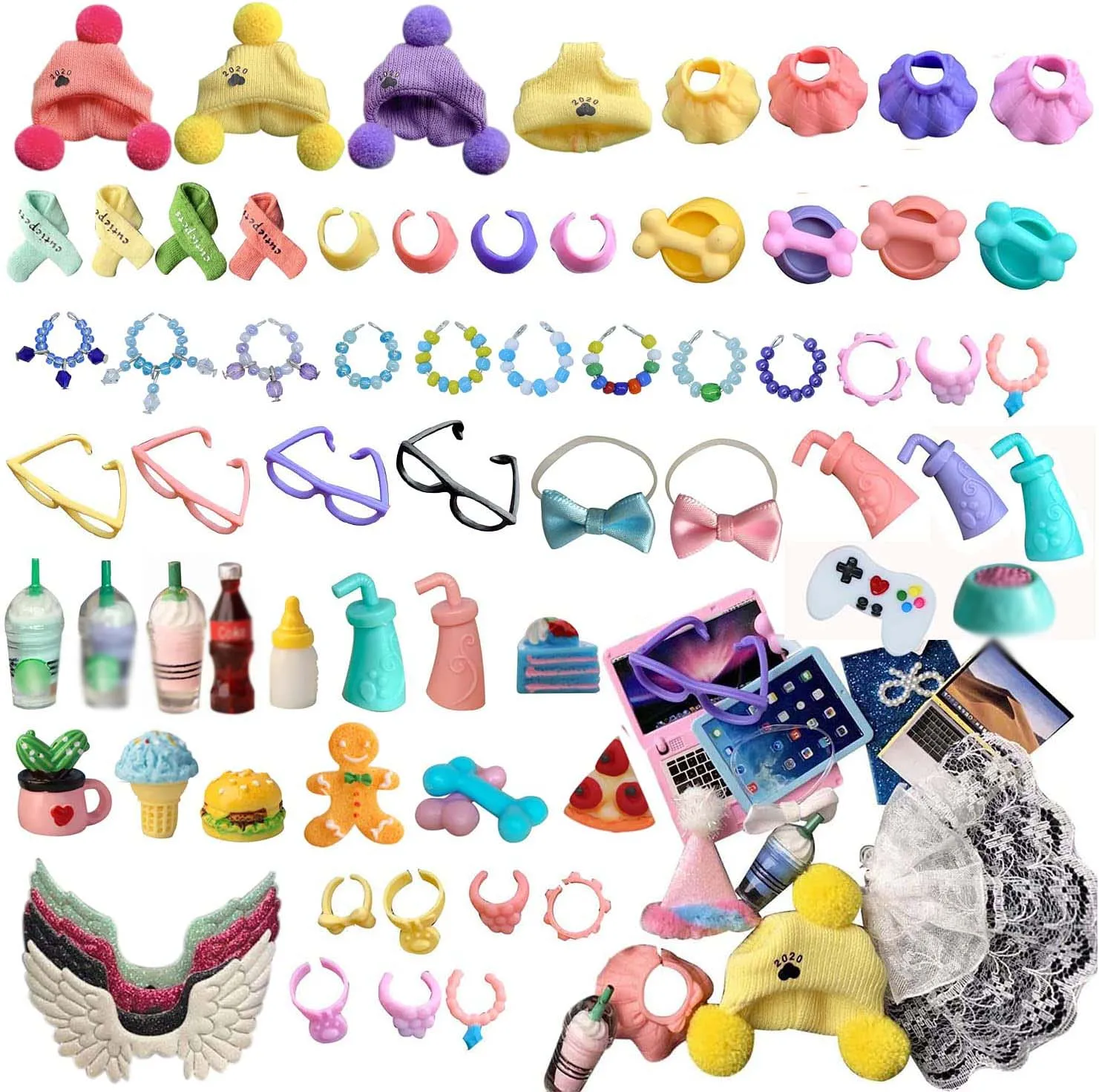 Аксессуары для домашних животных 15 шт. случайные аксессуары ожерелье ручной