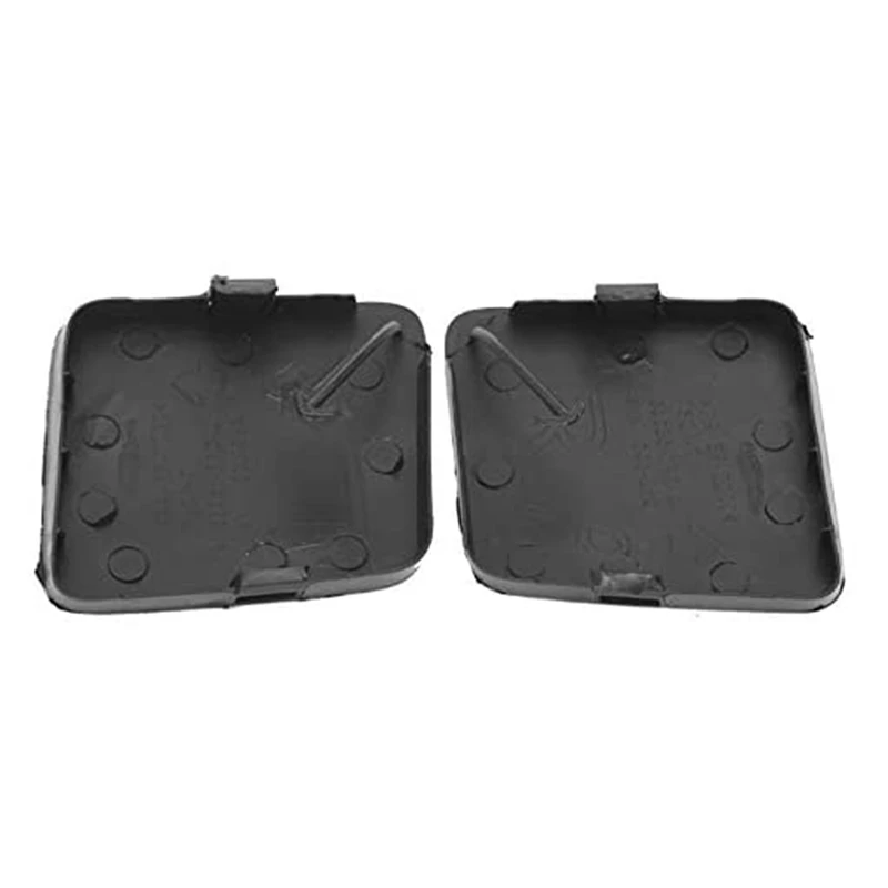 2 шт. черный Передний левый и правый бампер буксировочный крючок крышка глаза