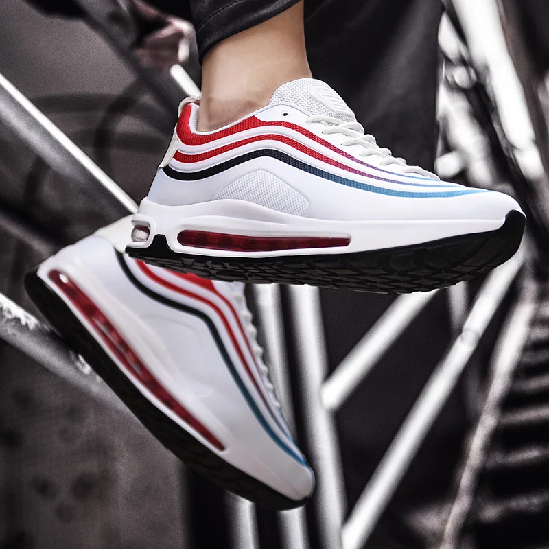 Мужские кроссовки на воздушной подушке дышащая износостойкая спортивная обувь