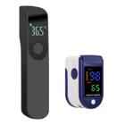 Пульсоксиметр Finger Mini SpO2 Монитор насыщения кислородом измеритель пульса и цифровой термометр пистолет