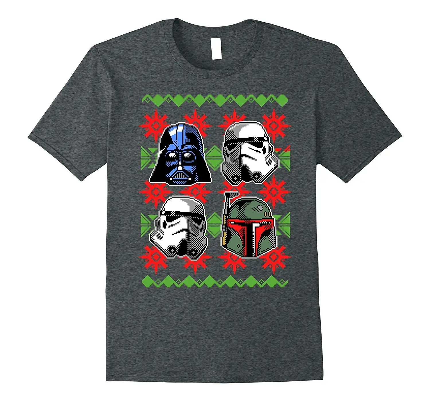 Рождественский свитер Звездные войны футболка имперские шлемы потрясающие